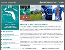 Tablet Screenshot of goldcoastchiropracticcenter.com